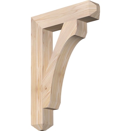 Ekena Millwork Legacy Craftsman Smooth Bracket, Douglas Fir, 3 1/2"W x 18"D x 26"H BKT04X18X26LEC04SDF